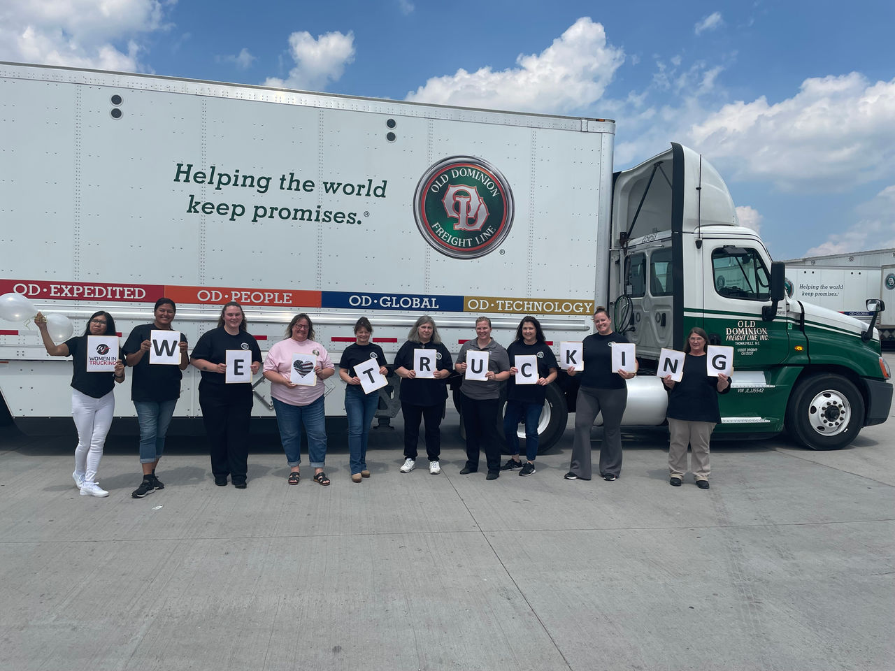 Women in Trucking at OD's Minneapolis Service Center
